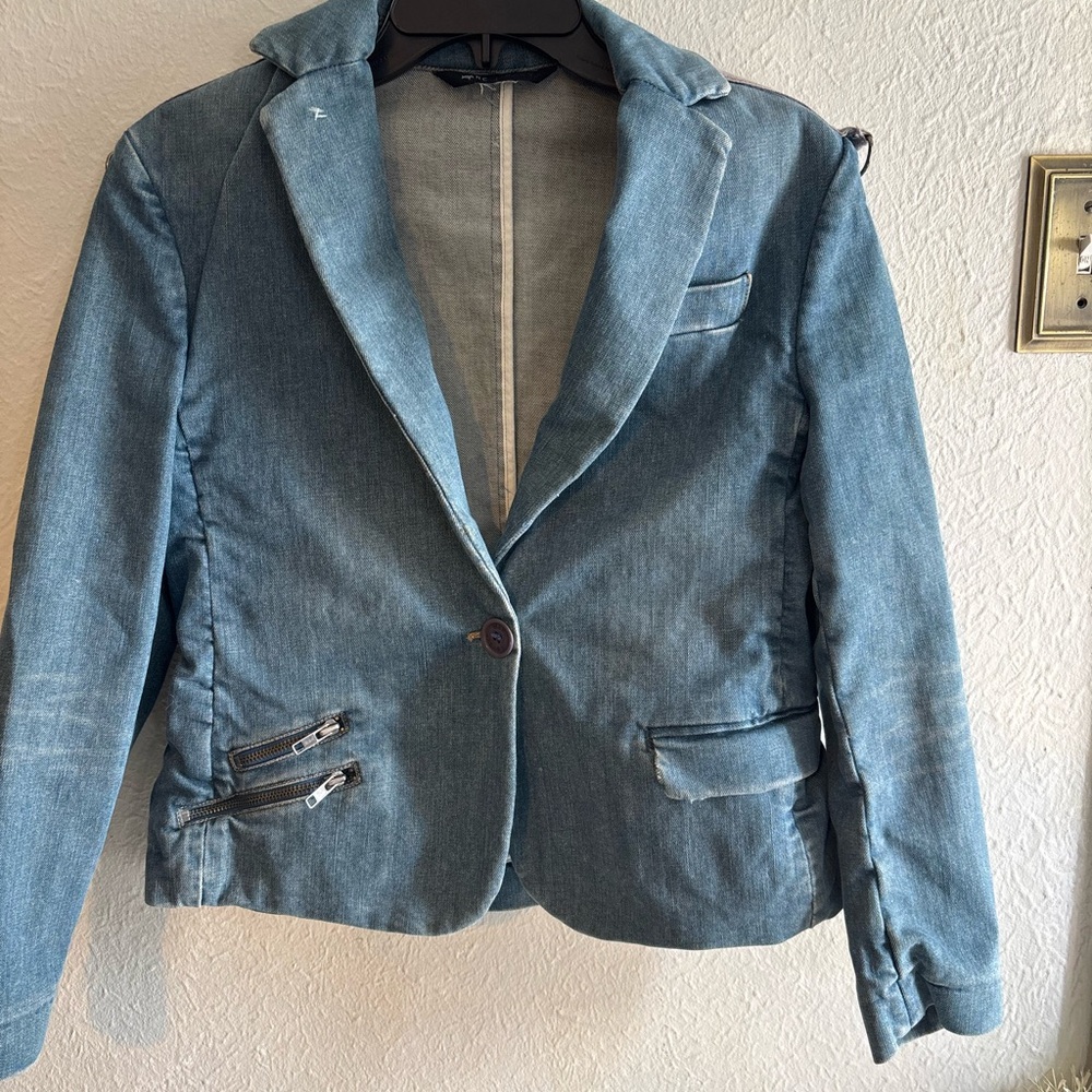 Vintage Marc Jacobs Blue Denim Blazer